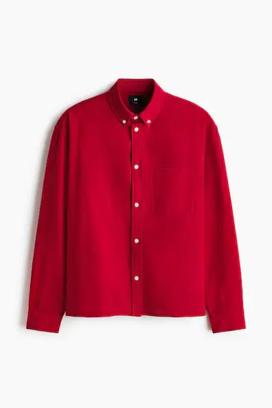 Relaxed Fit Twill overshirt